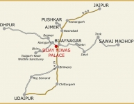 Ajmer Bijay Niwas map